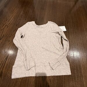 Beyond Yoga Light Taupe Ribbed Long Sleeve no tag shmedium